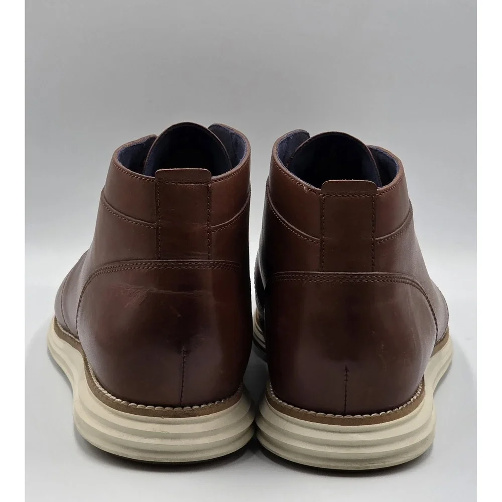 Cole Haan Men's 12M Original Grand Chukka Boot Woodbury/Ivory Style C28213